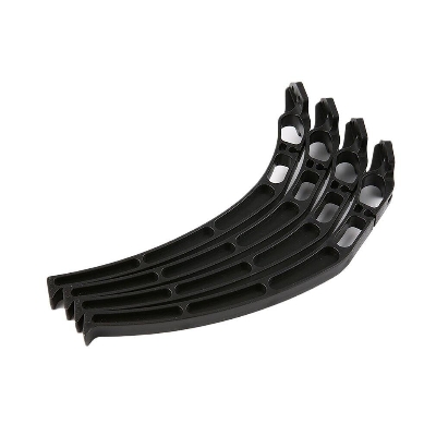 Picture of Black / White 4Pcs Set Of LANDING GEAR Adapters Landing Gear Leg Tall Landing Gear Skids For F450 F550 SK480 Tools Parts
