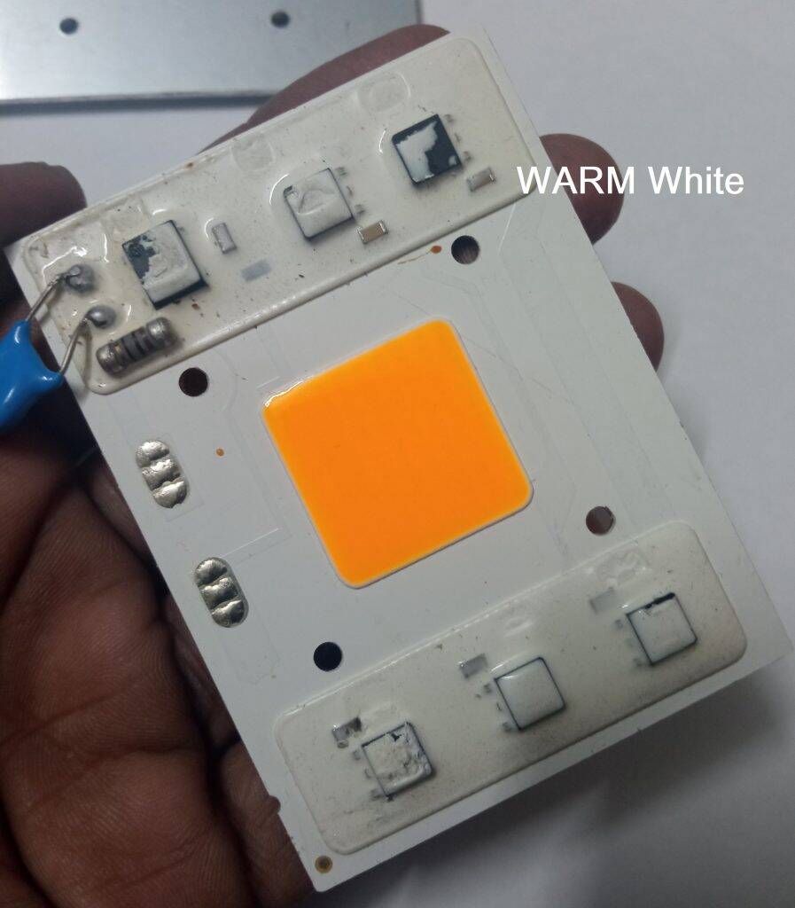 Picture of WARM White Color 8060-50W 50W LED Light WARM White 50W Light Direct 220V LED Light Bulbs 80x60mm COB LED 50W WARM LED Light