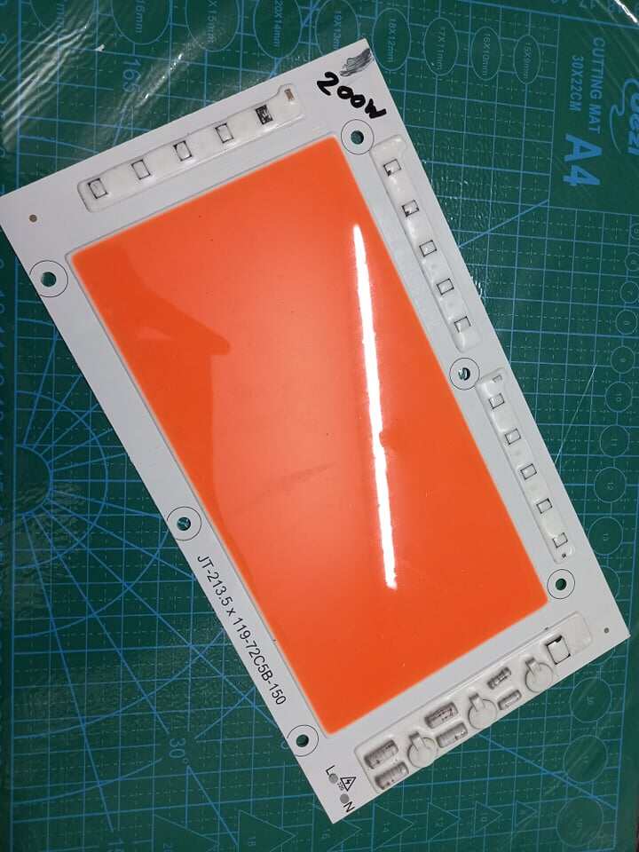Picture of PINK Color JT-213.5×119-72C5B-150 150W LED Light Pink 150W Light Direct 220V LED Light Bulbs 213.5x119mm COB LED 150W Pink Color Light