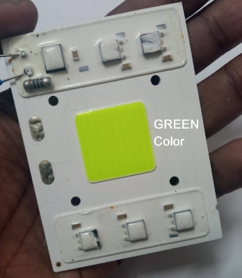Picture of GREEN Color 8060-50W 50W LED Light Green 50W Light Direct 220V LED Light Bulbs 80x60mm COB LED 50W Green LED Light