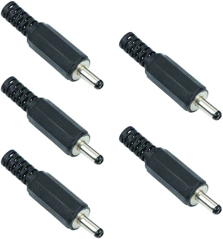 Picture of 5Pcs- Power Jack NKA-1200 MA-LE POWER JACK 5V 12V DC Jack Ma-le DC Power Jack 0.9mm Plug Power Supply Jack Adapters 0.9x10mm DC Ma-le Jack Adapters Power Socket