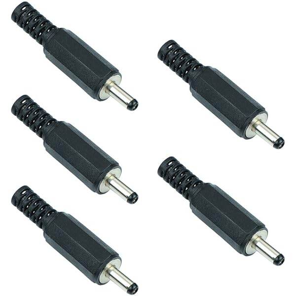 Picture of 5Pcs- Power Jack NKA-1200 MA-LE POWER JACK 5V 12V DC Jack Ma-le DC Power Jack 0.9mm Plug Power Supply Jack Adapters 0.9x10mm DC Ma-le Jack Adapters Power Socket