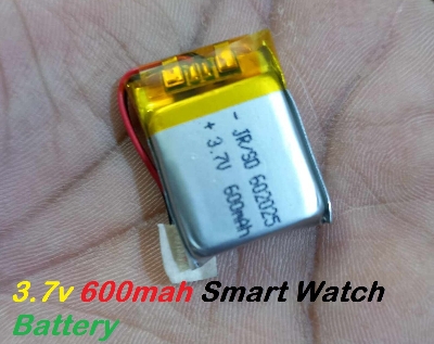 Picture of 600mah 3.7v Smart Bluetooth Rechargeable Battery  600mAh Battery Size 20 x 25 x 6 mm Lithium Polymer For Bluetooth Earphone Battery