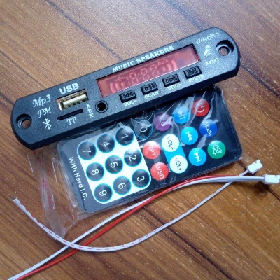 Picture of Car MP3 Player With Bluetooth 5V Audio Bluetooth Amplifier 5V Car MP3 Decoder Board 5V Bluetooth Car MP3 Amplifiers USB FM TF Radio Audio Module Music Speaker 3.5mm TF Card AUX DIY Remote Control MP3 Decoder
