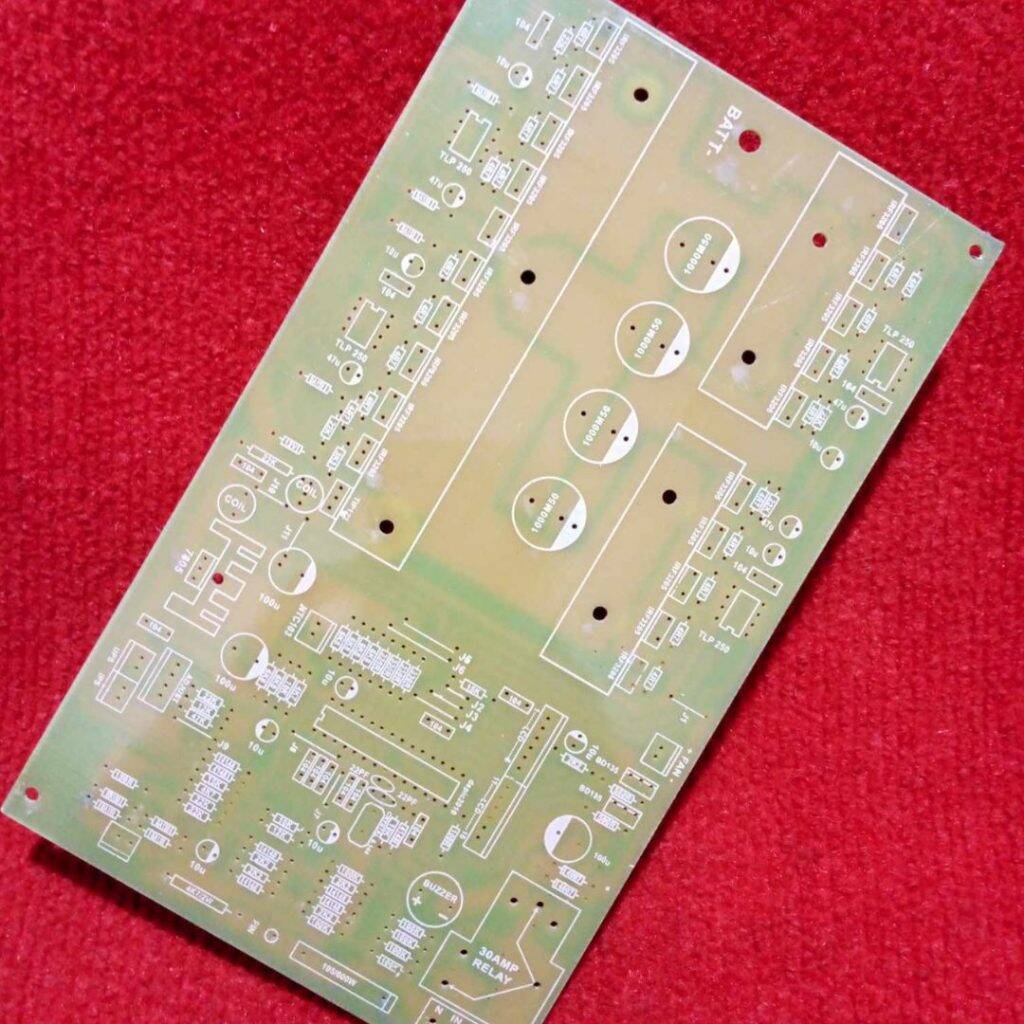Picture of 20 TRANSISTOR EMPTY DSPIC30F2010 Pure Sine Wave BLANK Board ORGINAL INDIAN GLASS Fiber Copper Clad Board Blank 800W Inverter Board DC 12V 24V 48V 96V 120V To 280V AC 1000VA IPS Inverter Board For DC 12V 24V 48V 96V 120V IPS Circuit Adapters