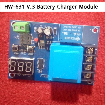 Picture of HW-631 V.3 CNC Battery Charger Control Module DC3.7-120V Lithium Battery Charging Control Switches Protection Board