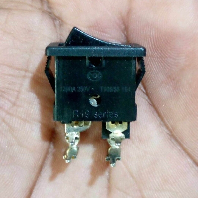 Picture of 2Pcs - Angle Type Pin ON OFF Delay Switch TV51E4 DPST 6A 9A 12A 220V 4 Pins Switches 12A 250V AC