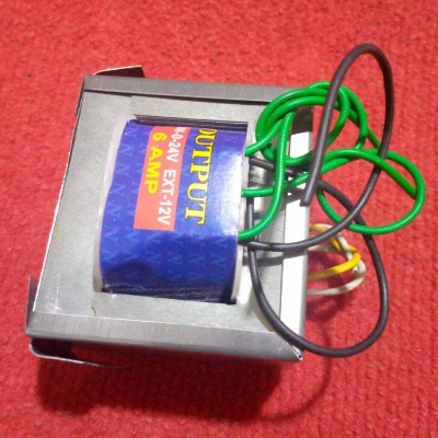 Picture of EXTRA 12V ALUMINIUM WIRE 24V 6A Transformer 24 0 24 6Amp Input AC 220V Output 24V Transformer 6A Transformer Step Down