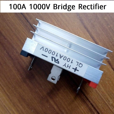 Picture of ORGINAL 4Pin BRIDGE Rectifier QL100A 1000V Three Phase Diode DC To AC Power Rectifier Silicon Full Wave Diode 4 Terminal Leads Bridge Rectifier Module