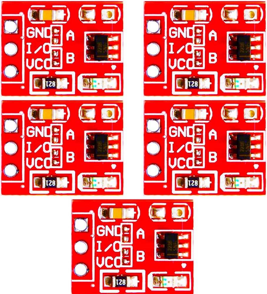Picture of 5Pcs Red Color TTP223 Capacitive Touch Sensor Module