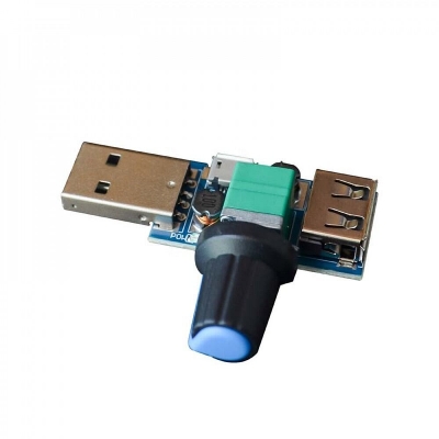 Picture of 5V USB Fan Speed Regulator 5V Micro USB Fan Speed Controller Regulator 5W USB Fan Speed Controller Module Reducing Noise Switches Module Air Volume Regulators LED Controller
