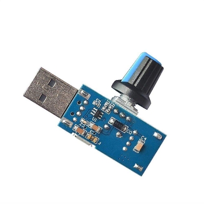 Picture of 5V USB Fan Speed Regulator 5V Micro USB Fan Speed Controller Regulator 5W USB Fan Speed Controller Module Reducing Noise Switches Module Air Volume Regulators LED Controller