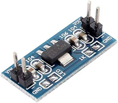 Picture of AMS1117 5V Module AMS1117 5V Power Supply Step Down Voltage Regulator Module 5V AMS1117 Step Down Module AMS1117-5.0V Module  Adapters