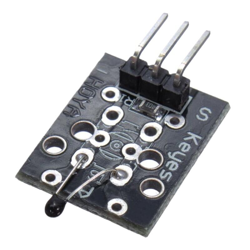 Picture of KY-013 ANALOG TEMPERATURE SENSOR MODULE NTC 10K Temperature Sensor 10K NTC Module Analog 3 Pin Leads 3.3V- 5V KY-013 Thermistor Temperature Sensor Module