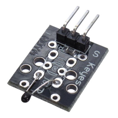 Picture of KY-013 ANALOG TEMPERATURE SENSOR MODULE NTC 10K Temperature Sensor 10K NTC Module Analog 3 Pin Leads 3.3V- 5V KY-013 Thermistor Temperature Sensor Module