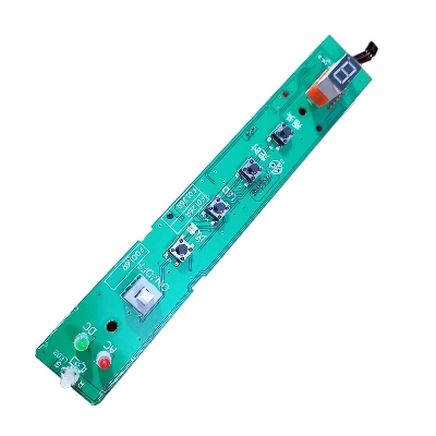 Picture of F0136R Charger Fan Circuit AC DC Fan Circuit For AC DC Charger Fan AC DC Rechargeable Fan Circuit With Display Rechargeable Fan Remote Control Circuit Board Digital LED Display PWM Fan Speed Control LED Indicator 