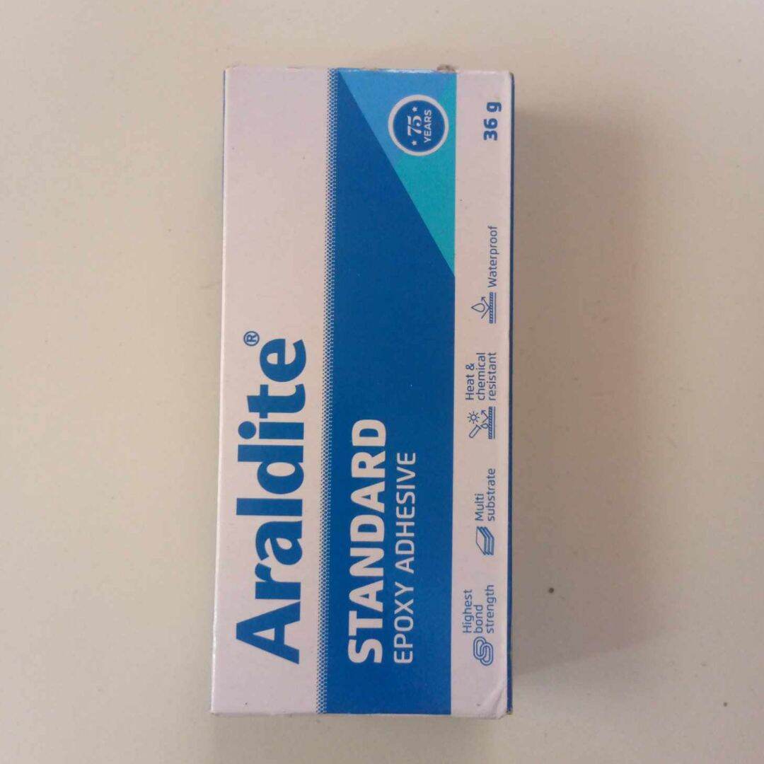 Picture of ORGINAL INDIAN Araldite 36gm Epoxy Standard Epoxy Adhesive 36gm Araldite Glue Cement Araldite Gum Use For Plastic Rubber Ceramic Wood Glass