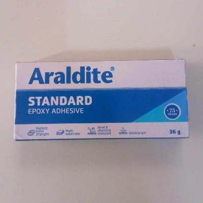 Picture of ORGINAL INDIAN Araldite 36gm Epoxy Standard Epoxy Adhesive 36gm Araldite Glue Cement Araldite Gum Use For Plastic Rubber Ceramic Wood Glass