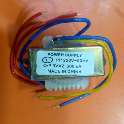 Picture of 9V 600mAh Transformer Power Supply 9V 600mAh Charger Adapters 220V To 9V  Transformer 9 0 9 600mAh AC To DC Transformer 9V Transformer Step Down Transformer
