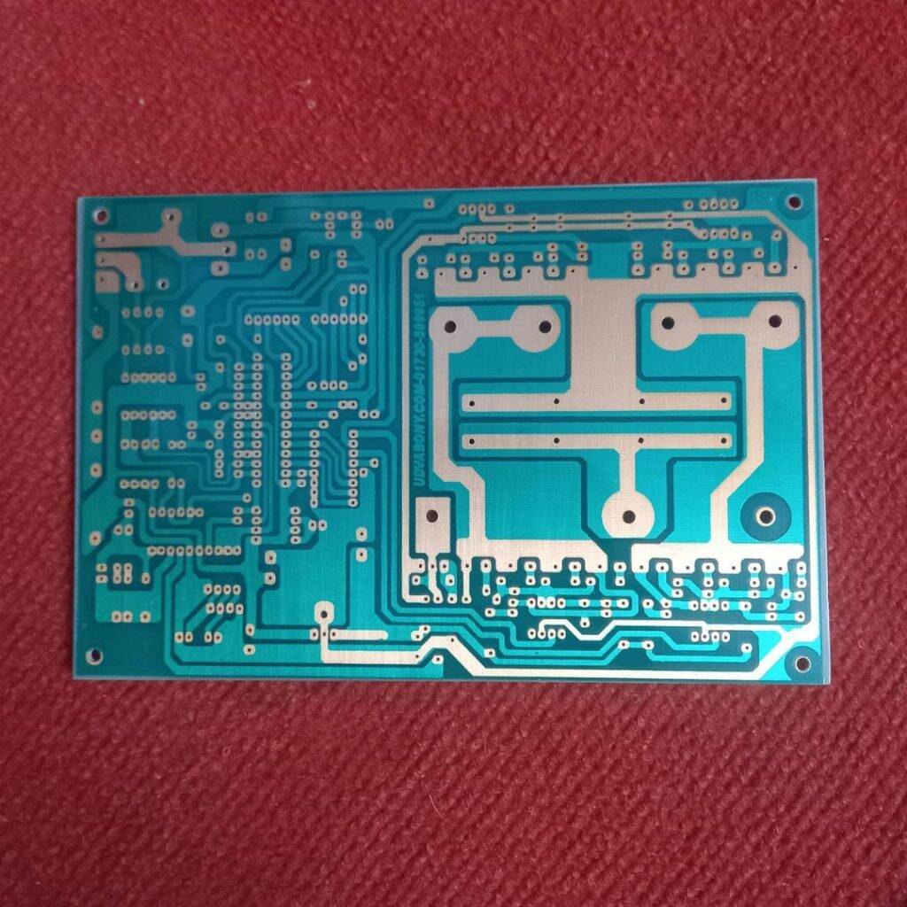 Picture of IPS 16 Transistor EMPTY Board BANGLADESHI GLASS Fiber Copper Clad PCB DSP Pure Sine Wave Board 16 Transistor Single Layer DC 12V 800VA 650W For IPS Inverter EMPTY Board Adapters