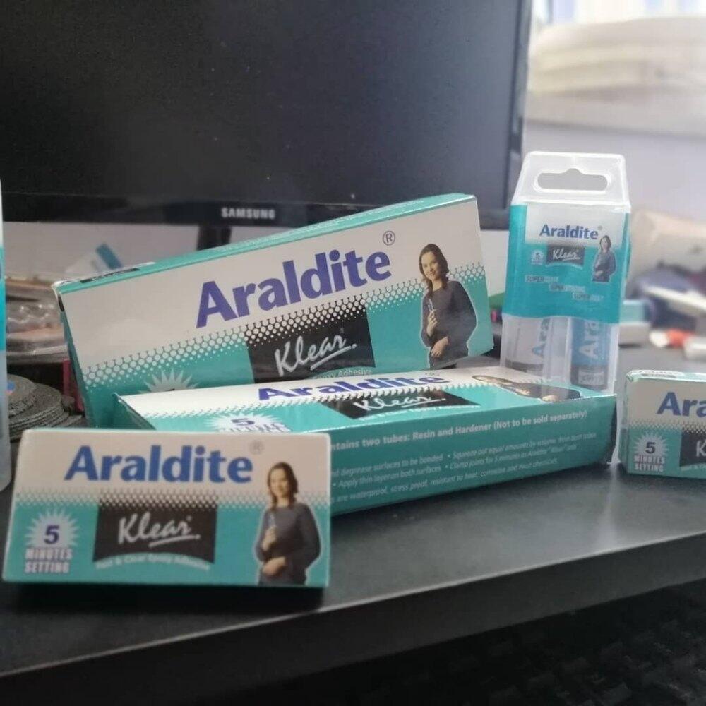 Picture of 10gm 5 Minutes Setting ARALDITE Fast & Clear Epoxy Adhesive 5 Minutes INDIAN Rapid Steel Araldite Standard Epoxy Adhesives 10gm Araldite Glue Use For Plastic Rubber