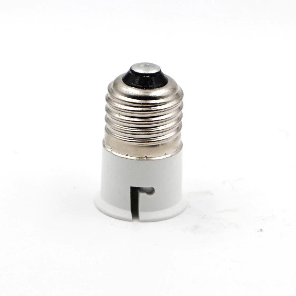 Picture of Patch E27 To B22 Converter Electric Light Bulbs Converter Patch To 2 Pin Holder Converter Lamp Holder E27 Patch Converter To B22 Pin Type Holder Adapters