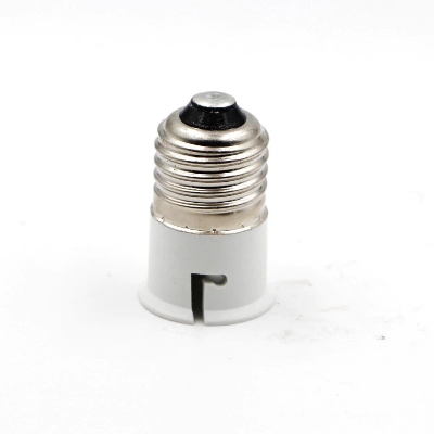 Picture of Patch E27 To B22 Converter Electric Light Bulbs Converter Patch To 2 Pin Holder Converter Lamp Holder E27 Patch Converter To B22 Pin Type Holder Adapters