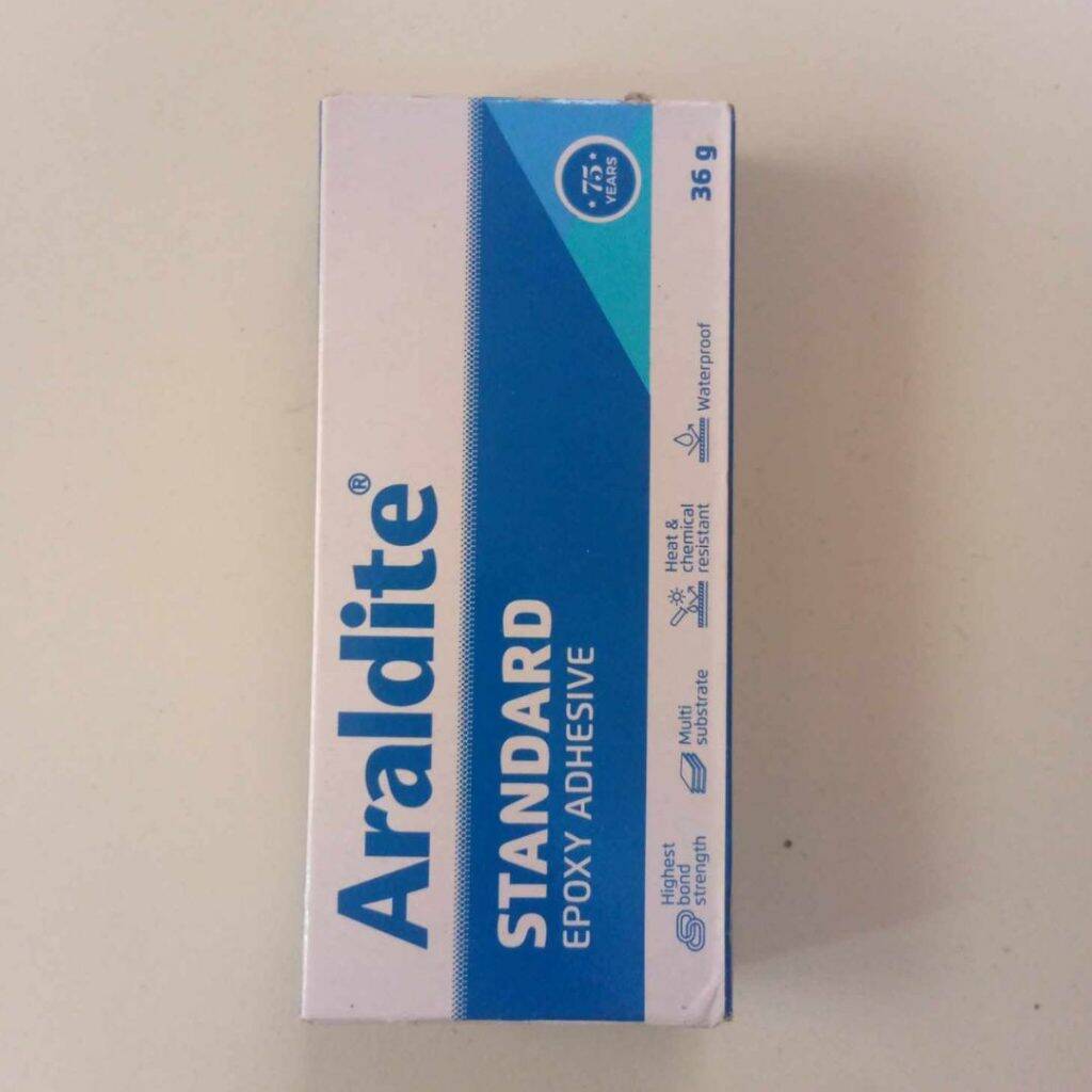 Picture of ORGINAL INDIAN 36gm Araldite Epoxy ARALDITE Standard Epoxy Adhesive 36gm Araldite Glue Cement Araldite Gum Use For Plastic Rubber