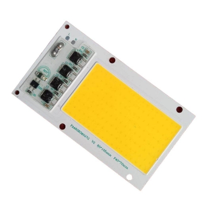 Picture of 60105 WARM WHITE Color 50W LED Light Size 60x105mm 220V 50W COB LED Light Chip Warm White COB LED Light 220V COB LED Light 50W COB Light COB LED Chip 220V COB LED Chip 50W Light Bulbs