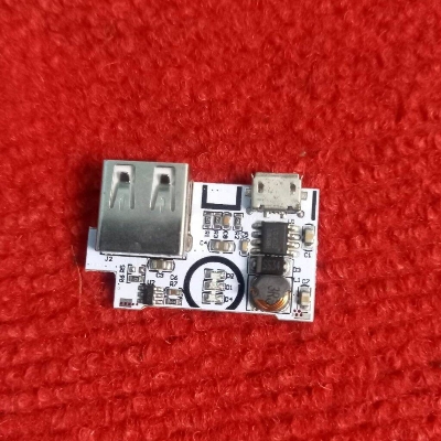 Picture of WHITE 5V 1A Micro USB With Current Protection Charger Circuit DC DC Step Up Boost Converter Adapters Module 18650 Battery Charging Circuit 5V Power Bank Circuit