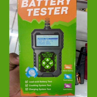 Picture of Digital Battery Tester QUICKLYNKS High Precision 12V Car Battery Tester Analyzer Circuit Tester Cranking Charge Test CCA Voltage Vehicle Boat Truck Battery Test 100 To 2000CCA Digital 12V Battery Tester Tools
