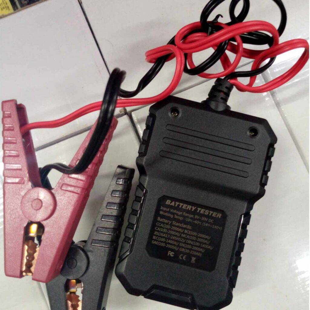Picture of Digital Battery Tester QUICKLYNKS High Precision 12V Car Battery Tester Analyzer Circuit Tester Cranking Charge Test CCA Voltage Vehicle Boat Truck Battery Test 100 To 2000CCA Digital 12V Battery Tester Tools