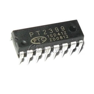 Picture of A Class PT2399 Echo Audio Processor IC DIP-16 Leads PT2399 Amplifier IC Digital Delay Echo Audio Processor PT2399 Low Noise Echo Audio Processor IC 2399 Echo IC