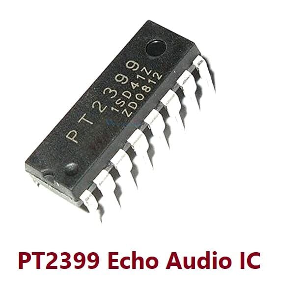 Picture of A Class PT2399 Echo Audio Processor IC DIP-16 Leads PT2399 Amplifier IC Digital Delay Echo Audio Processor PT2399 Low Noise Echo Audio Processor IC 2399 Echo IC