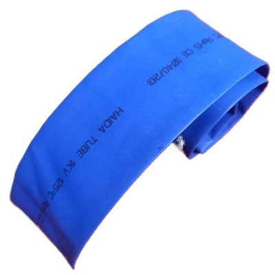 Picture of 1 Feet - 40mm Heat Shrink Tube 40mm BLUE Heatshrink Tubing Shrinkable Wrap Wire Cables Sleeve Set Heat Shrink Φ40mm Wire DIY Cable Connector Repairs Heatshrink Tube Φ40/20mm Size