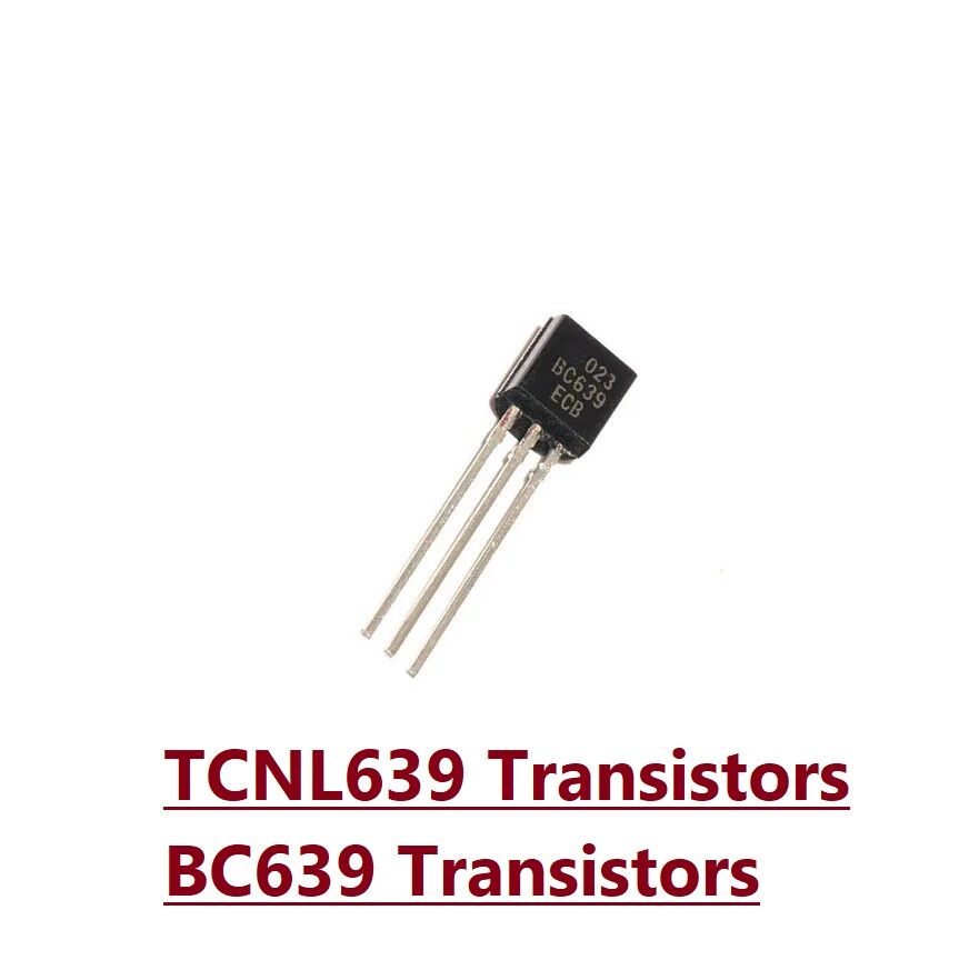 Picture of 5Pcs - TCNL639 Transistors 100V 1A NPN 3 Pin Leads General Purpose BC639 Transistors BC639 NPN 3 Pin Leads TO-92 Package Bipolar Low Power Transistor