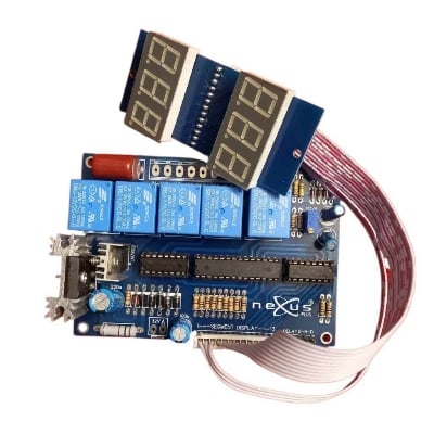 Picture of NEXUS 5 Relay DC 12V Voltage Stabilizer Circuit With Program IC 12V Stabilizer Circuit Adapters