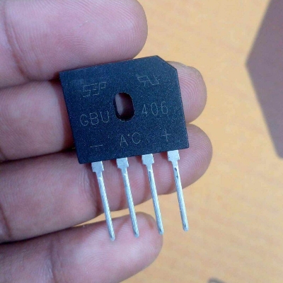 Picture of 2Pcs - GBU 406 AC Bridge Rectifier Diode1000V 4A Bridge Rectifiers IC Diode 4 Pin Leads 4A Diode GBU406 Diode