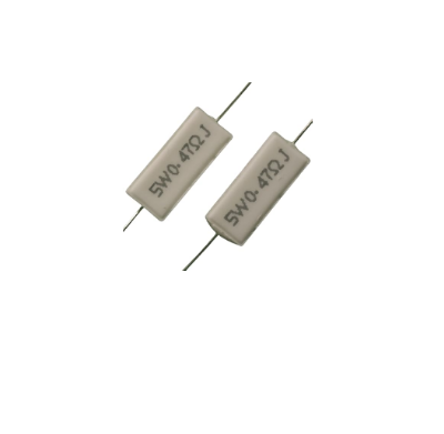 Picture of 5Pcs - 5W 0.47 Ohm WIREWOUND Resistor 5W 0.47 Ohm Resistor Ceramic Cement Wirewound Resistor 0.47 Ohm Resistor 5Wt Wire Wound 2Pin Leads Fixed Cement Resistor 5% Tolerance