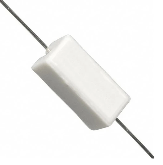 Picture of 5Pcs - 5W 0.47 Ohm WIREWOUND Resistor 5W 0.47 Ohm Resistor Ceramic Cement Wirewound Resistor 0.47 Ohm Resistor 5Wt Wire Wound 2Pin Leads Fixed Cement Resistor 5% Tolerance