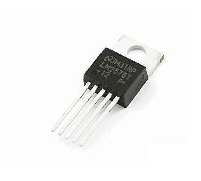 Picture of A CLASS FIXED 12V LM2576 IC 12V LM2576 Fixed 12V 3A Voltage Regulator Buck Regulator IC LM2576 Step Down Voltage Regulator IC 5 Pin Leads TO-220-5 Package