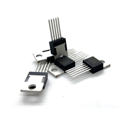 Picture of A CLASS FIXED 12V LM2576 IC 12V LM2576 Fixed 12V 3A Voltage Regulator Buck Regulator IC LM2576 Step Down Voltage Regulator IC 5 Pin Leads TO-220-5 Package