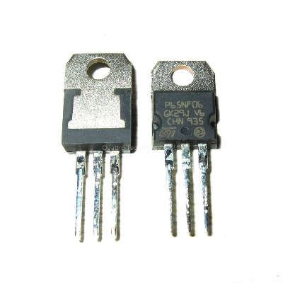 Picture of Medium Quality STP65NF06 P65NF06 MOSFET 65N06 Power MOSFET 60A 60V 110W N-Channel TO-220 3 Pin Leads 65NF06 MOSFET Transistor Power MOS Field Effect Transistor
