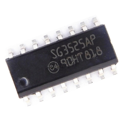 Picture of SMD SG3525 IC KA3525 IC Regulating Pulse Width Modulator 3525 IC PWM 16 Pin Leads SMD-16 Dual In Line Package Chip