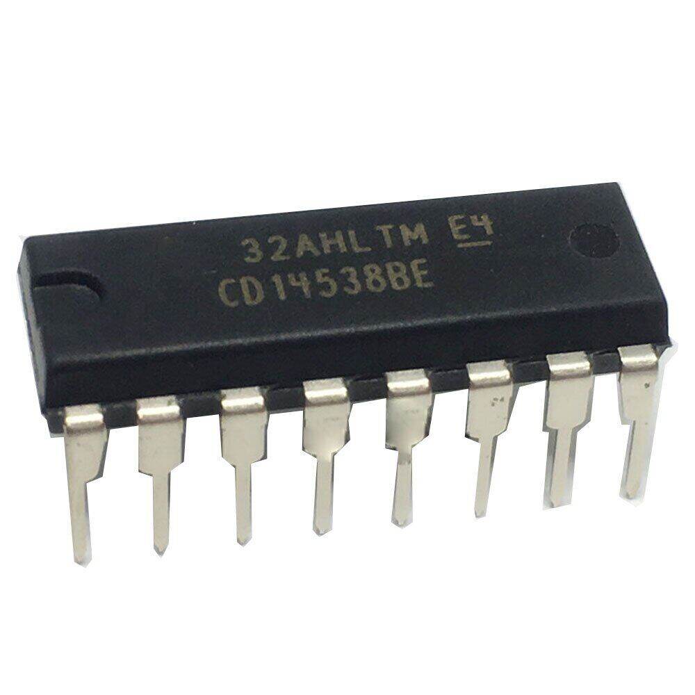 Picture of A CLASS CD14538BE CD14538B CD14538 CMOS Dual Precision Monostable Multivibrator Breadboard-Friendly IC DIP-16 CD14538BE CD14538 IC CMOS Dual Precision Monostable