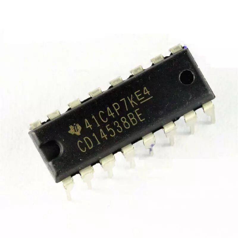 Picture of A CLASS CD14538BE CD14538B CD14538 CMOS Dual Precision Monostable Multivibrator Breadboard-Friendly IC DIP-16 CD14538BE CD14538 IC CMOS Dual Precision Monostable