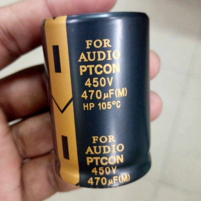 Picture of Better Quality 470uF 450V Capacitor For Welding Machine RADIAL Electrolytic Capacitor 470uF Capacitor 450V 470uF Radial Pin Type Polarized Aluminum 470uF Electrolytic Capacitors 2 Pin Leads