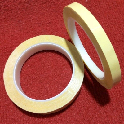 Picture of 10mm Yellow PET Mylar Tape 10mm Transformer Chapar Tape Adhesives Insulation Anti Flame Single Sided Tape Polyester Transformer Winding Thermal Power Tape 10mm Transformer Tape