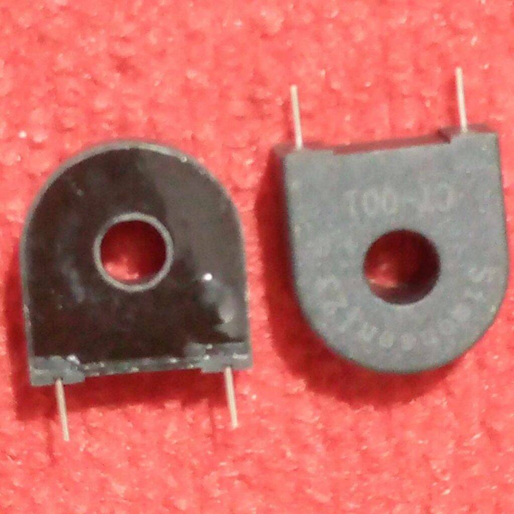 Picture of CT-001 Current Transformer PCB Mounting Coil CT AC Current Transformer AUTO TRANSFORMER TOROIDAL Current Transformer Adapters 2 Pin Leads Current Transformer Coil