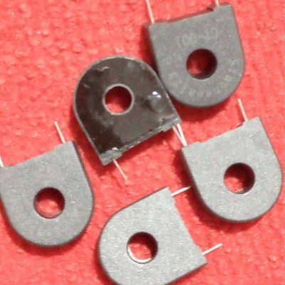 Picture of CT-001 Current Transformer PCB Mounting Coil CT AC Current Transformer AUTO TRANSFORMER TOROIDAL Current Transformer Adapters 2 Pin Leads Current Transformer Coil